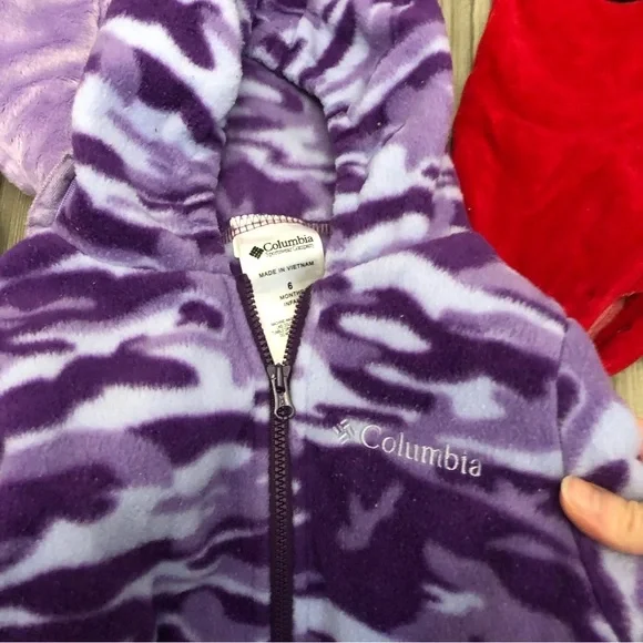 Columbia Footsies Baby Girls Winter‎ Bundle 6M - Picture 2 of 9
